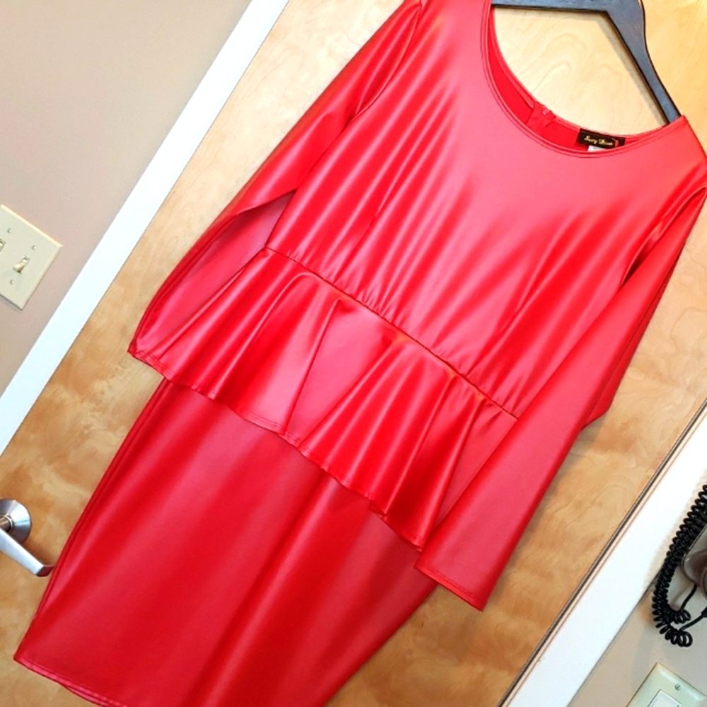 NWT Sexy Diva Vinyl Dress